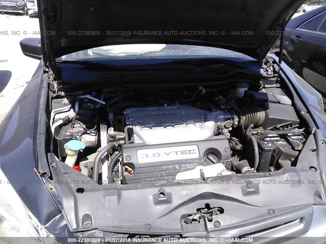 1HGCM66803A087531 - 2003 HONDA ACCORD EX GRAY photo 10