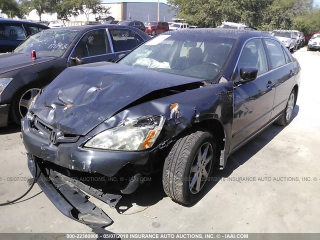 1HGCM66803A087531 - 2003 HONDA ACCORD EX GRAY photo 2