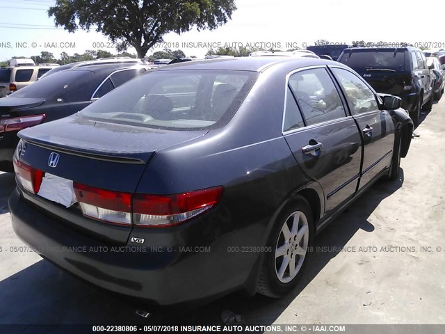 1HGCM66803A087531 - 2003 HONDA ACCORD EX GRAY photo 4