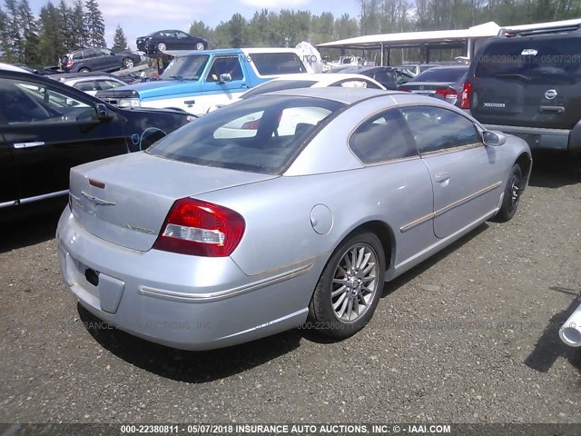 4C3AG52H64E151159 - 2004 CHRYSLER SEBRING LIMITED SILVER photo 4