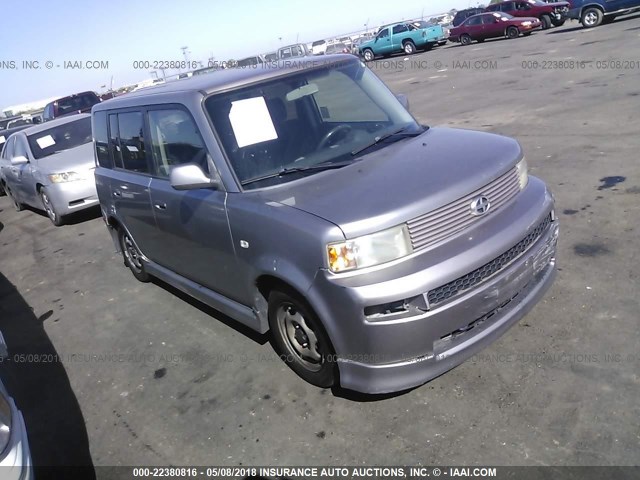 JTLKT324140145771 - 2004 TOYOTA SCION XB SILVER photo 1