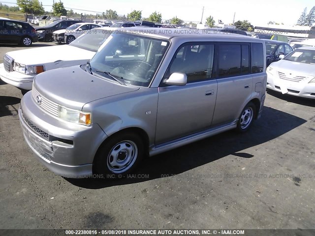 JTLKT324140145771 - 2004 TOYOTA SCION XB SILVER photo 2