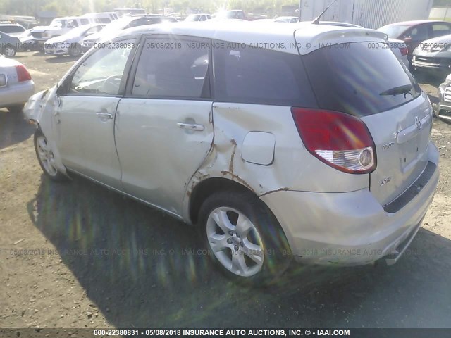 2T1KY32E83C150833 - 2003 TOYOTA COROLLA MATRIX XRS SILVER photo 3