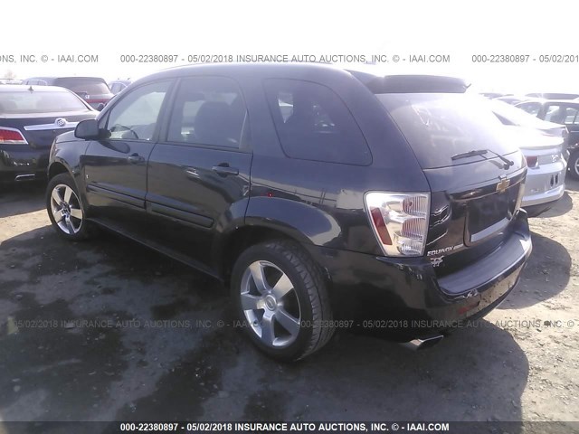 2CNDL037986077336 - 2008 CHEVROLET EQUINOX SPORT BLACK photo 3