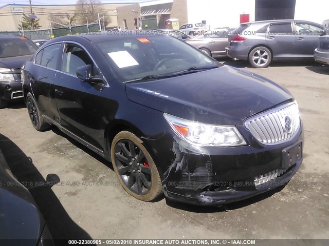 1G4GJ5E31CF368938 - 2012 BUICK LACROSSE TOURING BLACK photo 1