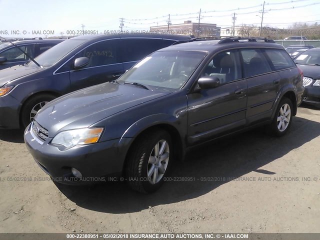 4S4BP62C277312493 - 2007 SUBARU LEGACY OUTBACK 2.5I LIMITED GRAY photo 2