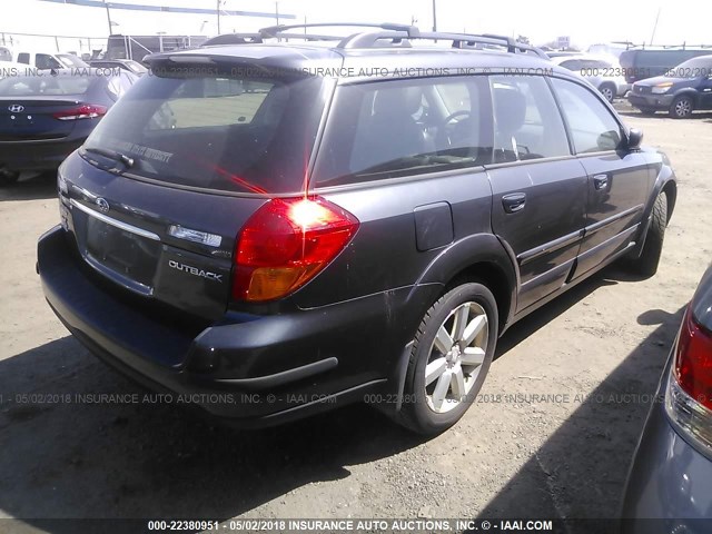 4S4BP62C277312493 - 2007 SUBARU LEGACY OUTBACK 2.5I LIMITED GRAY photo 4