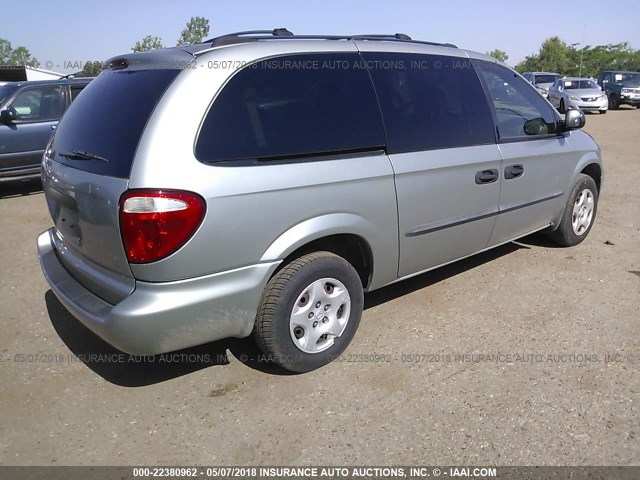 1D4GP24353B229926 - 2003 DODGE GRAND CARAVAN SE GRAY photo 4