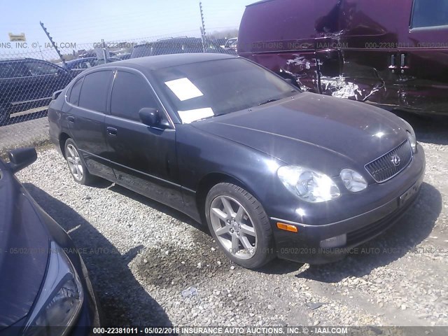 JT8BL69S330013528 - 2003 LEXUS GS 430 Dark Blue photo 1