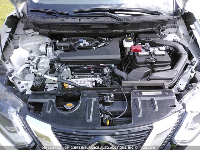 5N1AT2MT1JC738655 - 2018 NISSAN ROGUE S/SL SILVER photo 10