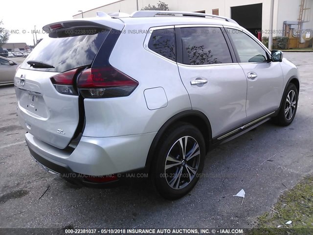 5N1AT2MT1JC738655 - 2018 NISSAN ROGUE S/SL SILVER photo 4