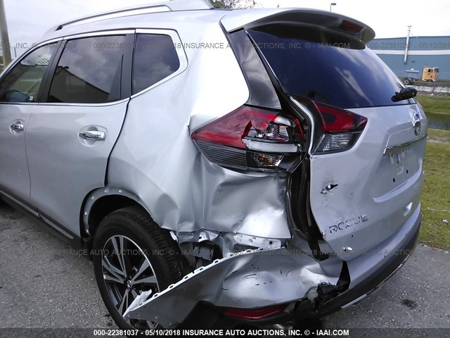 5N1AT2MT1JC738655 - 2018 NISSAN ROGUE S/SL SILVER photo 6