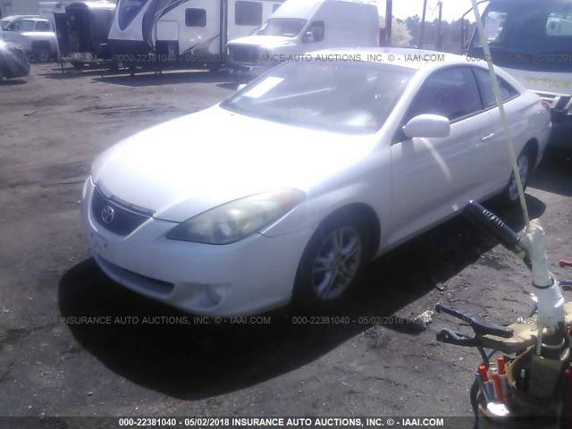 4T1CE38P16U595634 - 2006 TOYOTA CAMRY SOLARA SE/SLE თეთრი ფოტო 2