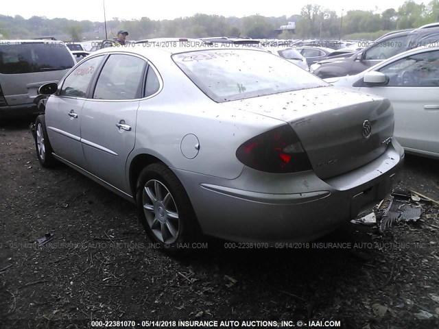 2G4WE587961152491 - 2006 BUICK LACROSSE CXS GRAY photo 3