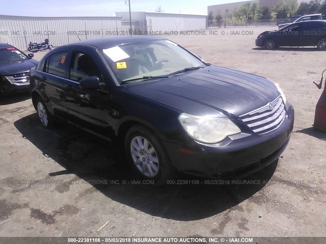 1C3LC46K97N584565 - 2007 CHRYSLER SEBRING BLACK photo 1