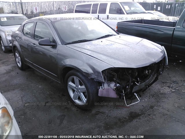 1C3CDZAB4DN713373 - 2013 DODGE AVENGER SE 灰色 照片 1