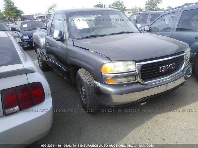 1GTEC14T0YZ158529 - 2000 GMC NEW SIERRA C1500 GRAY photo 1