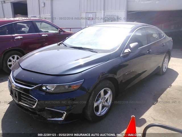 1G1ZB5ST5GF302860 - 2016 CHEVROLET MALIBU LS 蓝色 照片 2