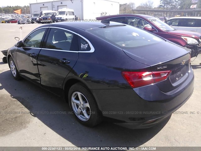 1G1ZB5ST5GF302860 - 2016 CHEVROLET MALIBU LS 蓝色 照片 3