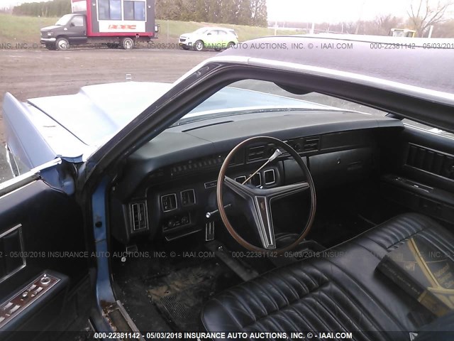 2Y81A866755 - 1972 LINCOLN CONTINENTAL  BLUE photo 5