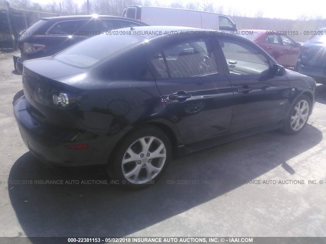 JM1BK323171712579 - 2007 MAZDA 3 S BLACK photo 4