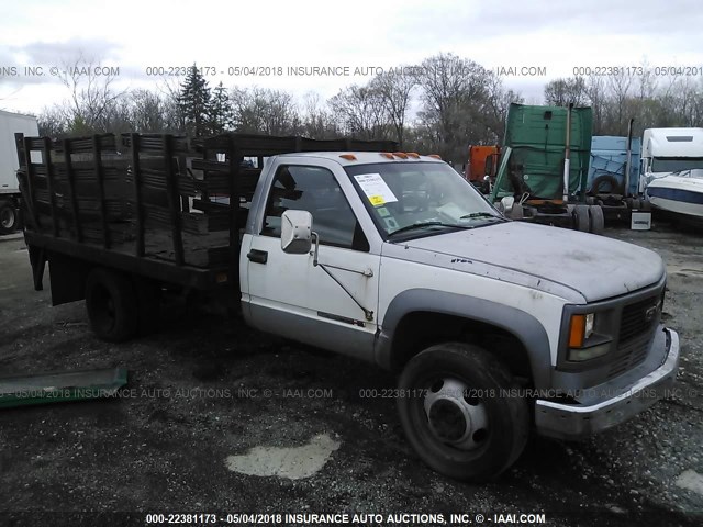 1GDKC34J4VJ515276 - 1997 GMC SIERRA C3500 HEAVY DUTY WHITE photo 1