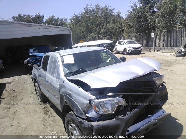 5TFJX4GN4DX017115 - 2013 TOYOTA TACOMA DOUBLE CAB ვერცხლისფერი ფოტო 6