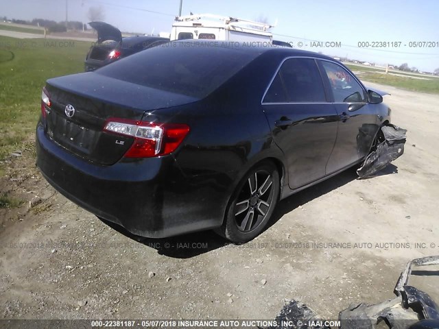 4T1BF1FK0CU159843 - 2012 TOYOTA CAMRY SE/LE/XLE შავი ფოტო 4