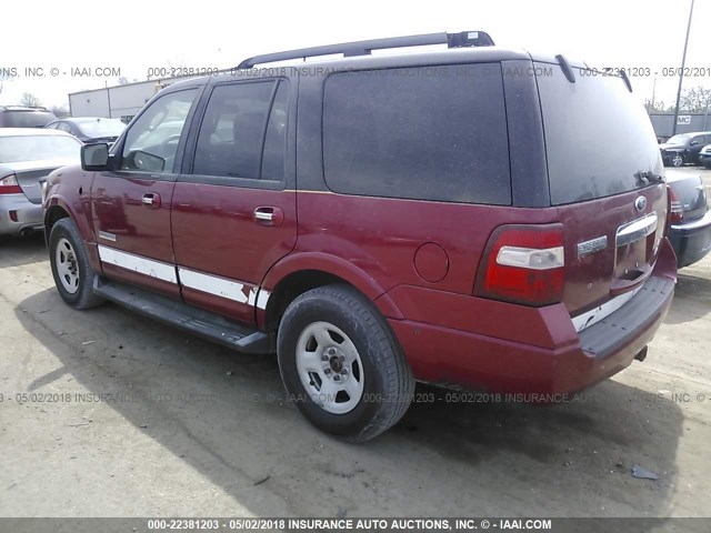 1FMFU15508LA12065 - 2008 FORD EXPEDITION XLT RED photo 3