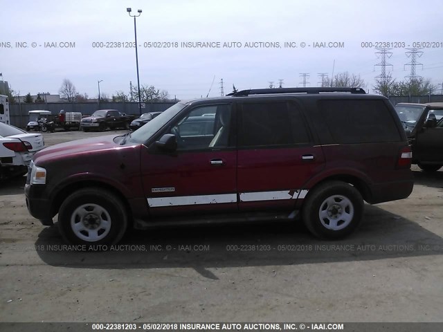 1FMFU15508LA12065 - 2008 FORD EXPEDITION XLT RED photo 6