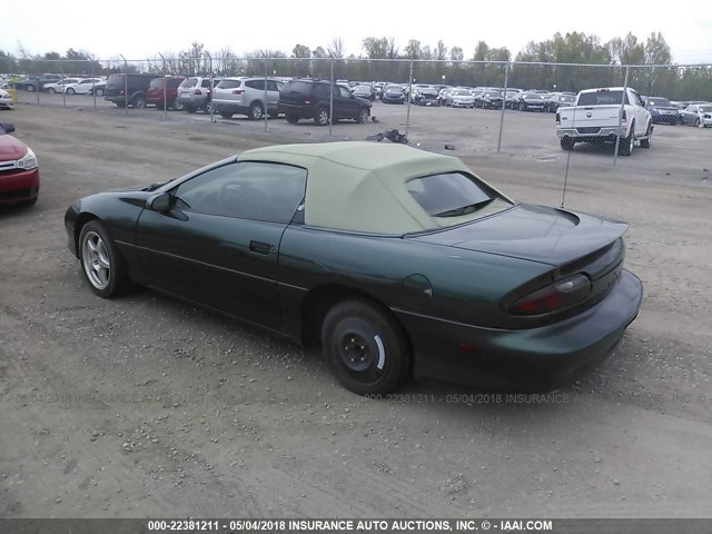 2G1FP32K3T2101325 - 1996 CHEVROLET CAMARO RS GREEN photo 3