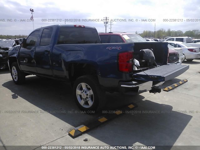 1GC2KUEG4HZ403955 - 2017 CHEVROLET SILVERADO K2500 HEAVY DUTY BLUE photo 3