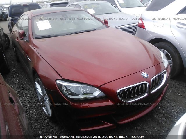 WBA6B4C56ED760207 - 2014 BMW 650 XI/GRAN COUPE ნარინჯისფერი ფოტო 1