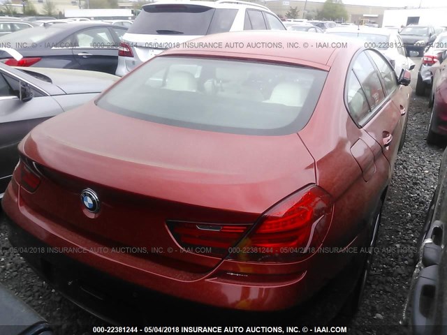 WBA6B4C56ED760207 - 2014 BMW 650 XI/GRAN COUPE ნარინჯისფერი ფოტო 4