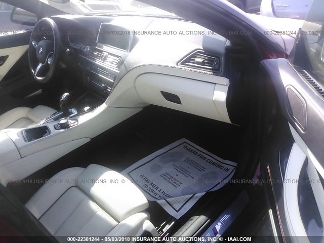 WBA6B4C56ED760207 - 2014 BMW 650 XI/GRAN COUPE ნარინჯისფერი ფოტო 5