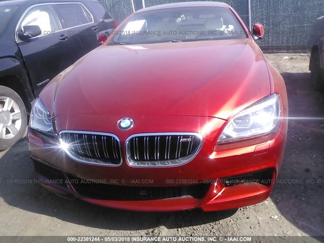 WBA6B4C56ED760207 - 2014 BMW 650 XI/GRAN COUPE ნარინჯისფერი ფოტო 6