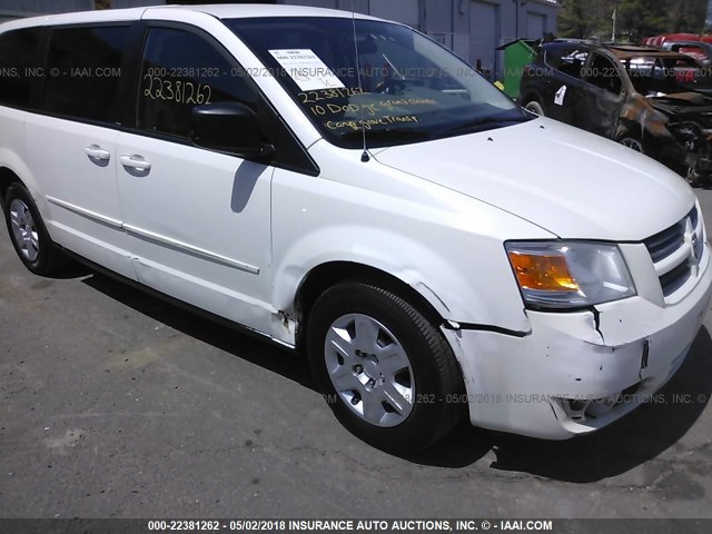 2D4RN4DE0AR122566 - 2010 DODGE GRAND CARAVAN SE WHITE photo 6