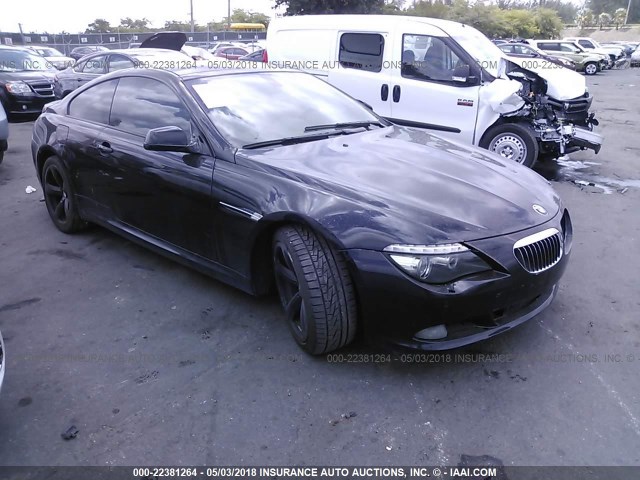 WBAEA5C54ACV93530 - 2010 BMW 650 I BLACK photo 1