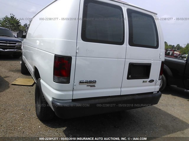 1FTNE2EW9BDB24683 - 2011 FORD ECONOLINE E250 VAN WHITE photo 3