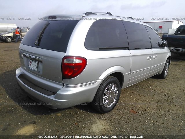 2C4GP64L25R291700 - 2005 CHRYSLER TOWN & COUNTRY LIMITED SILVER photo 4