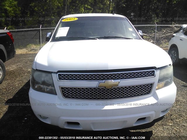 1GNFC13J77J377836 - 2007 CHEVROLET TAHOE C1500 WHITE photo 6