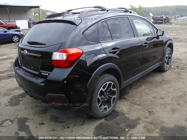 JF2GPADC9G8227270 - 2016 SUBARU CROSSTREK PREMIUM BLACK photo 4