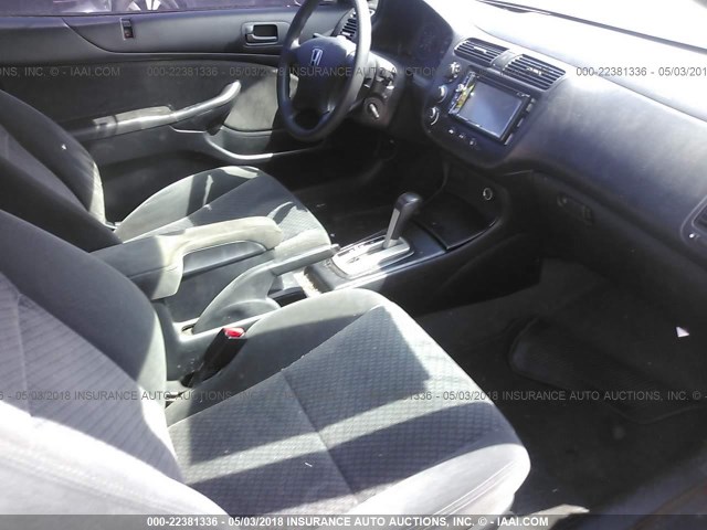 1HGEM22175L022130 - 2005 HONDA CIVIC DX VP RED photo 5