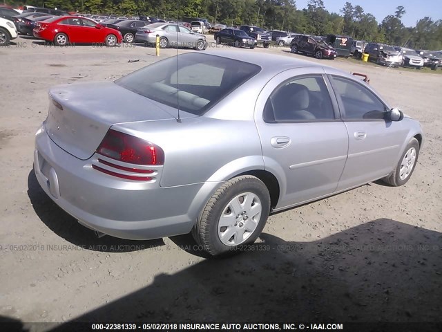 1B3EL46R92N219198 - 2002 DODGE STRATUS SE PLUS SILVER photo 4