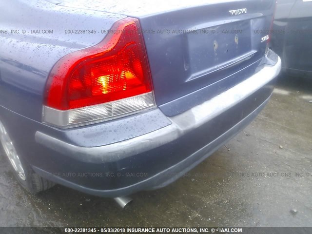 YV1RS61RX12045481 - 2001 VOLVO S60 BLUE photo 6