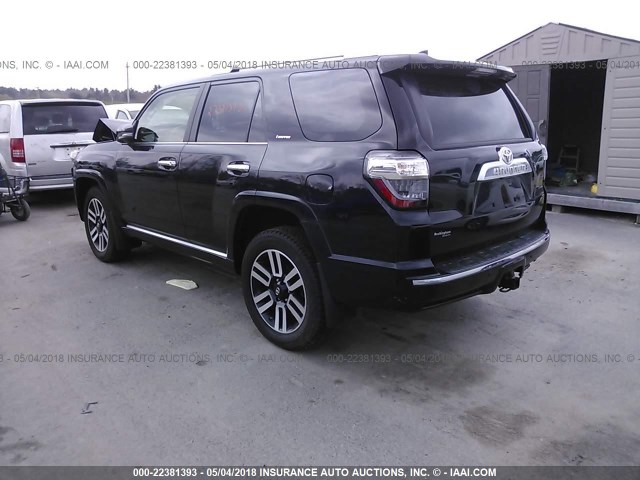 JTEBU5JR8J5518722 - 2018 TOYOTA 4RUNNER SR5 PREM/LTDL/TRAIL/TRD BLACK photo 3