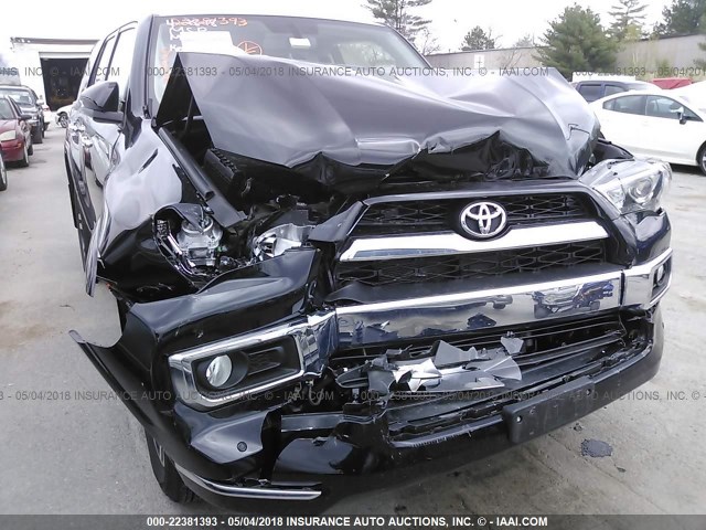 JTEBU5JR8J5518722 - 2018 TOYOTA 4RUNNER SR5 PREM/LTDL/TRAIL/TRD BLACK photo 6