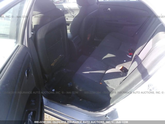 1G1ZC5E14BF337003 - 2011 CHEVROLET MALIBU 1LT 银色 照片 8