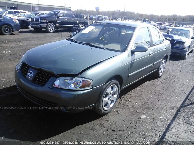 3N1CB51D95L473821 - 2005 NISSAN SENTRA 1.8/1.8S GREEN photo 2