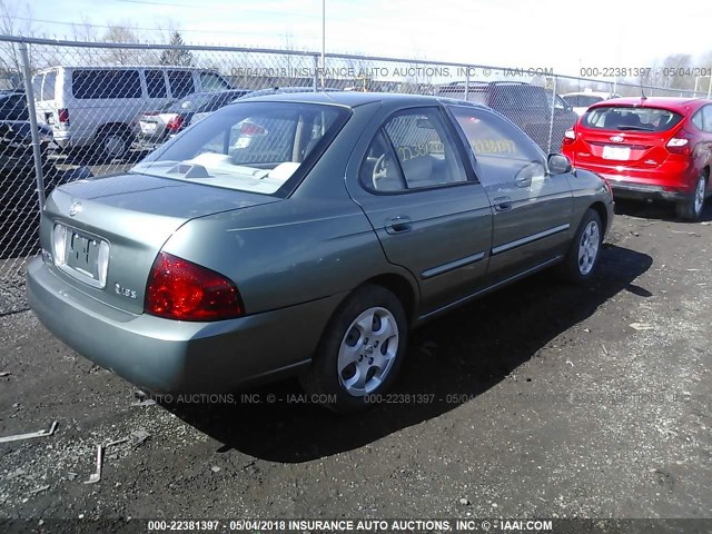 3N1CB51D95L473821 - 2005 NISSAN SENTRA 1.8/1.8S GREEN photo 4